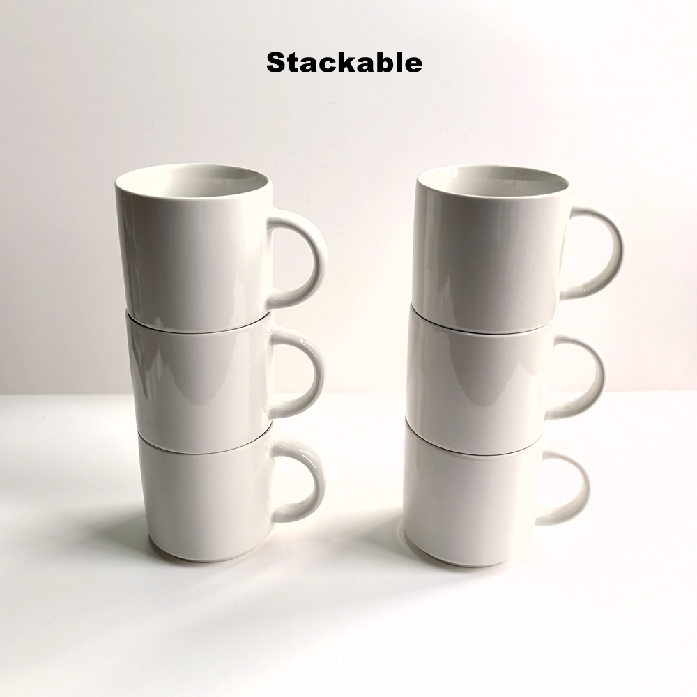 Sublimation Mug White - Zestaw filiżanek do kawy i herbaty