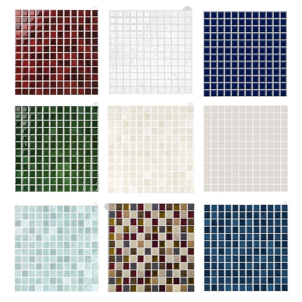 Ceramic Tile Blank - Samoprzylepne naklejki na ścianę imitujące płytki