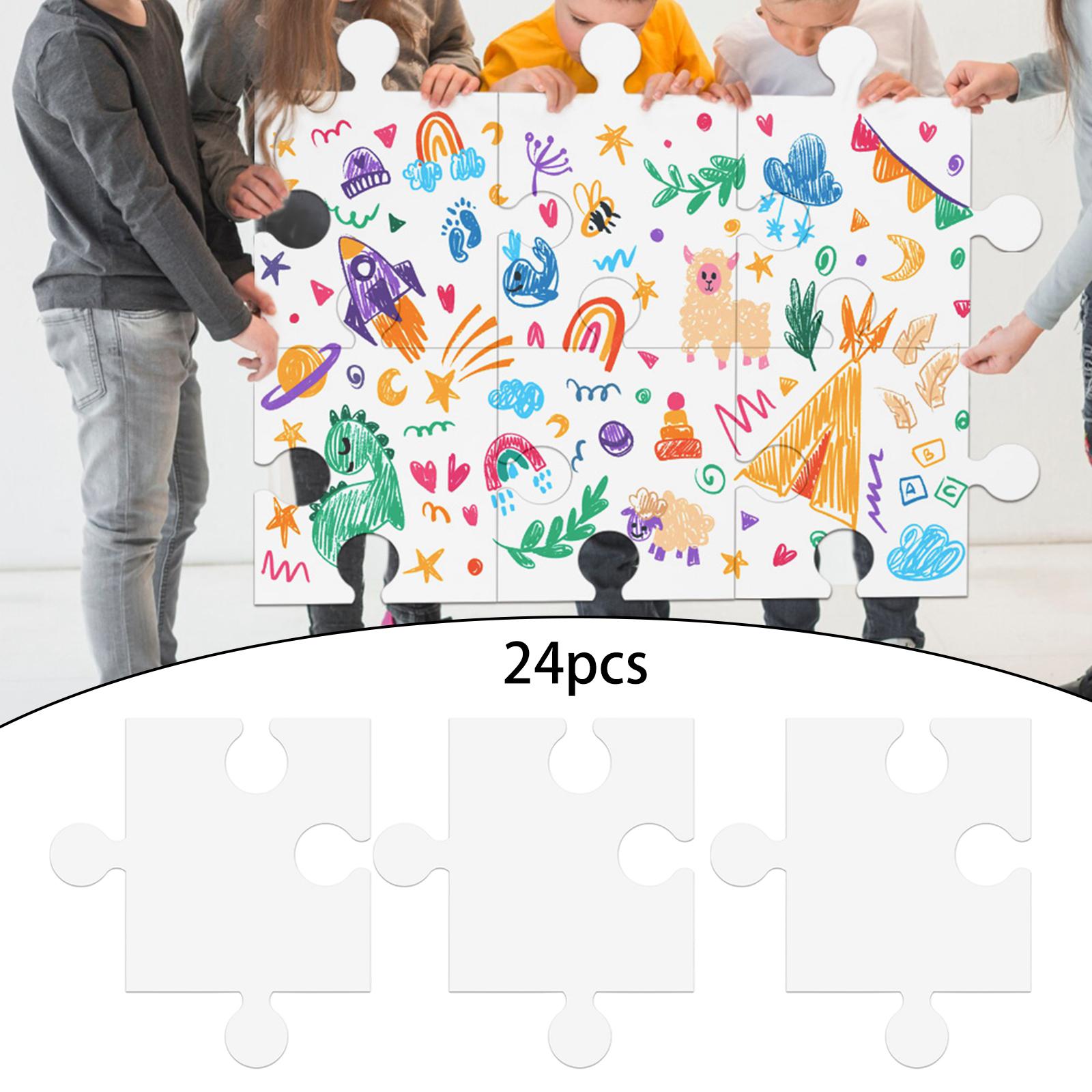 Puzzle Blank White - Puste puzzle dla dzieci i dorosłych,