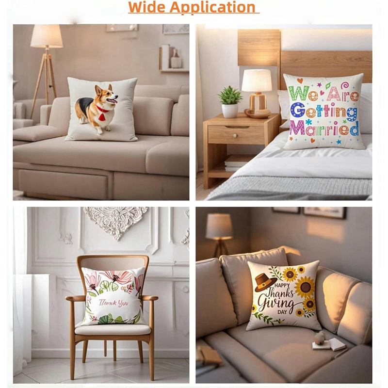 6 szt. Poduszek do sublimacji, – Pillow Cover Sublimation recenzja i cena