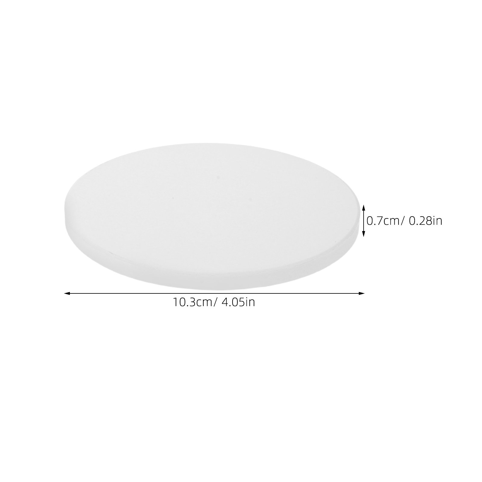 12 szt. Białe Okrągłe Ceramicz – Ceramic Tile Blank recenzja i cena