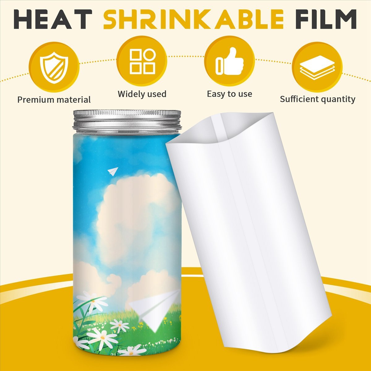 ✼ 70 szt. folii termokurczliwe – Sublimation Mug White recenzja i cena