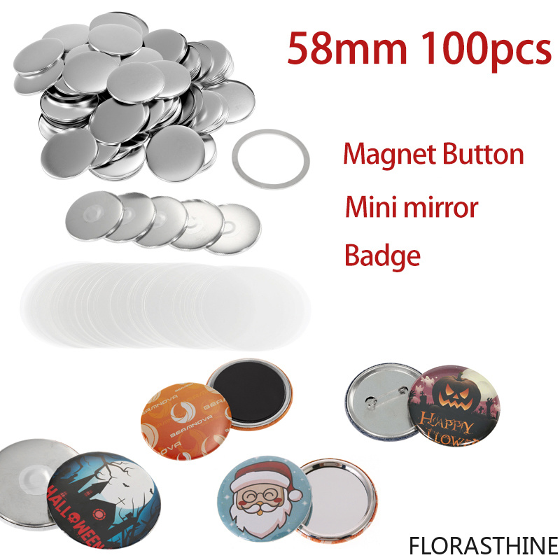 100 zestawów 58mm pustych przy – Button Badge Blank recenzja i cena